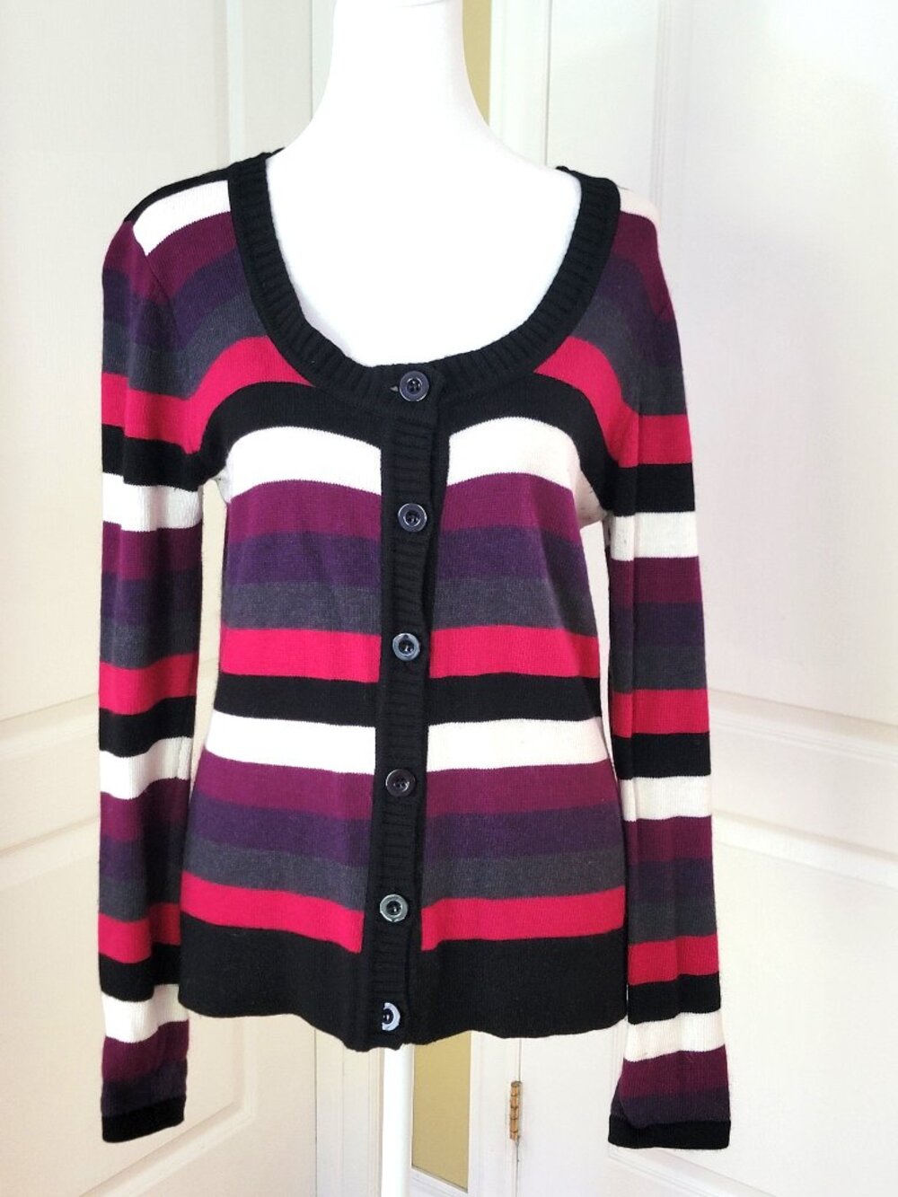 SAN FRANCISCO STRIPE CARDIGAN